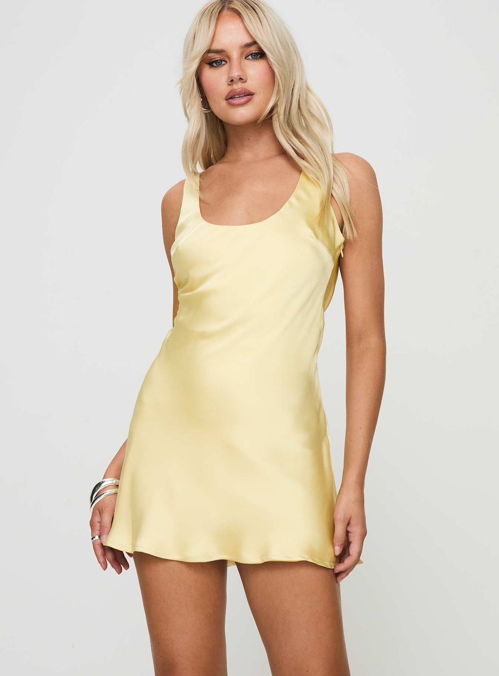 Women's Sama Mini Dress Yellow — Dress