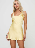 Women's Sama Mini Dress Yellow — Dress