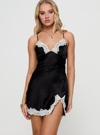 Women's Anysa Mini Dress Black — Dress