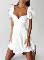 Women's Danny Mini Dress White — Dress