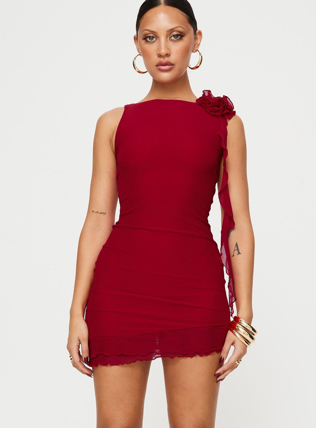 Women's Lorello Mini Dress Red — Dress