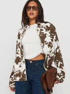 Women's Another Life Zip Through Jacket Cow