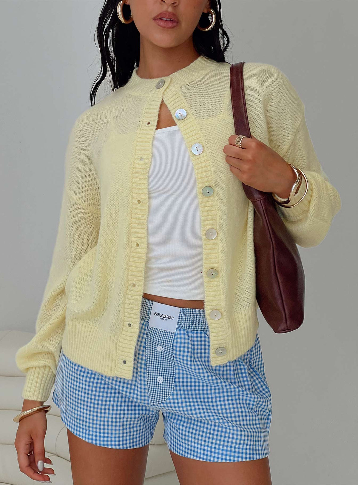 Women's Sunbeam Cardigan Yellow — Sweater