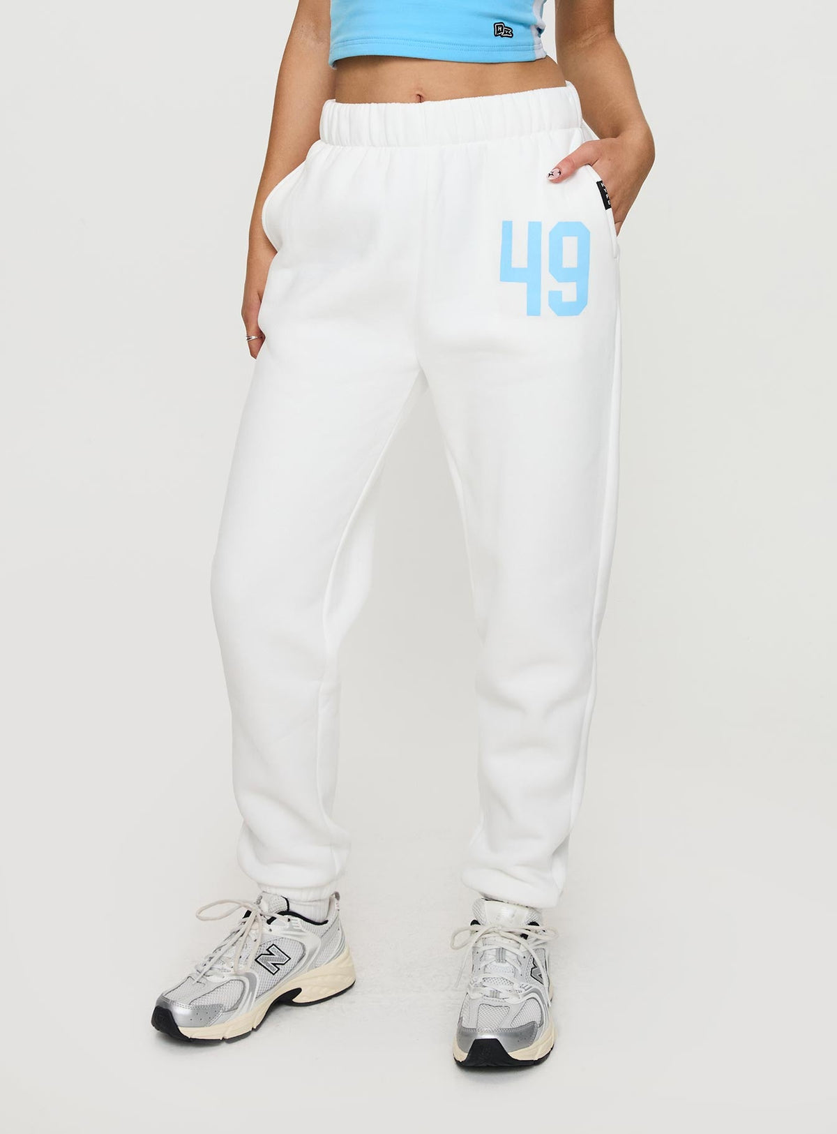 Women's USD Sweatpants White — Pants