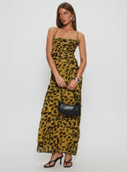 Women's Celena Maxi Dress Leopard — Dress
