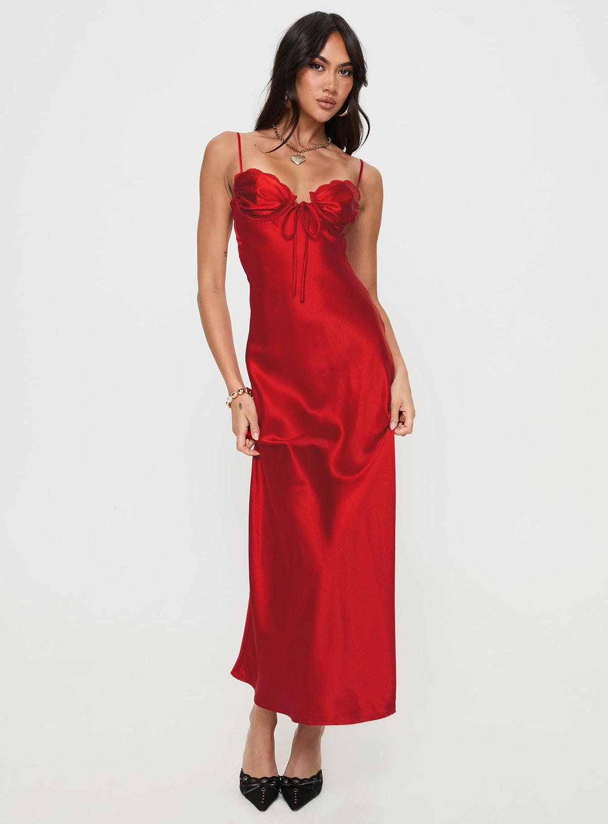 Women's Monument Maxi Dress Red — Dress