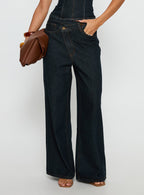 Women's Blue Crush Low Rise Wide Leg Jeans Indigo
