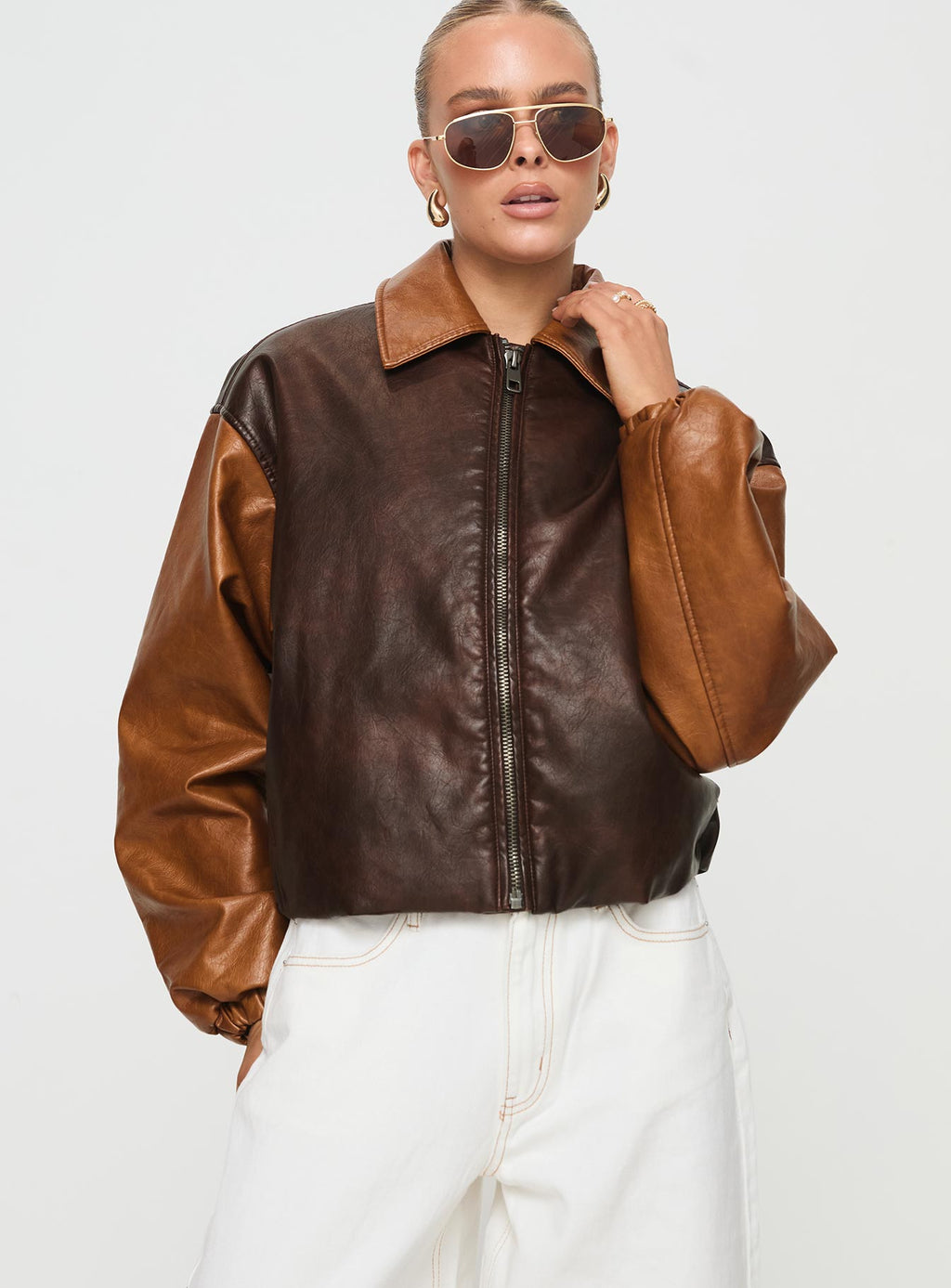 Women's Nirvana Bomber Jacket Chocolate