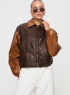 Women's Nirvana Bomber Jacket Chocolate