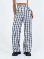 Women's Archer Pants Grey Plaid