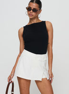 Women's Deuce Split Skort White — Skirt