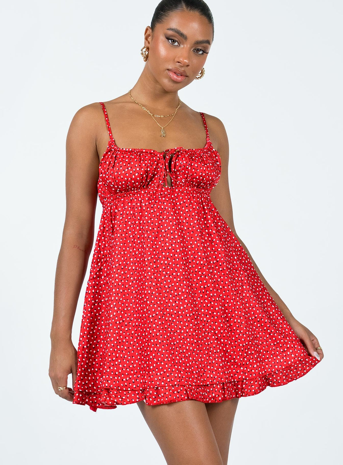 Women's Empress Of Love Mini Dress Red — Dress
