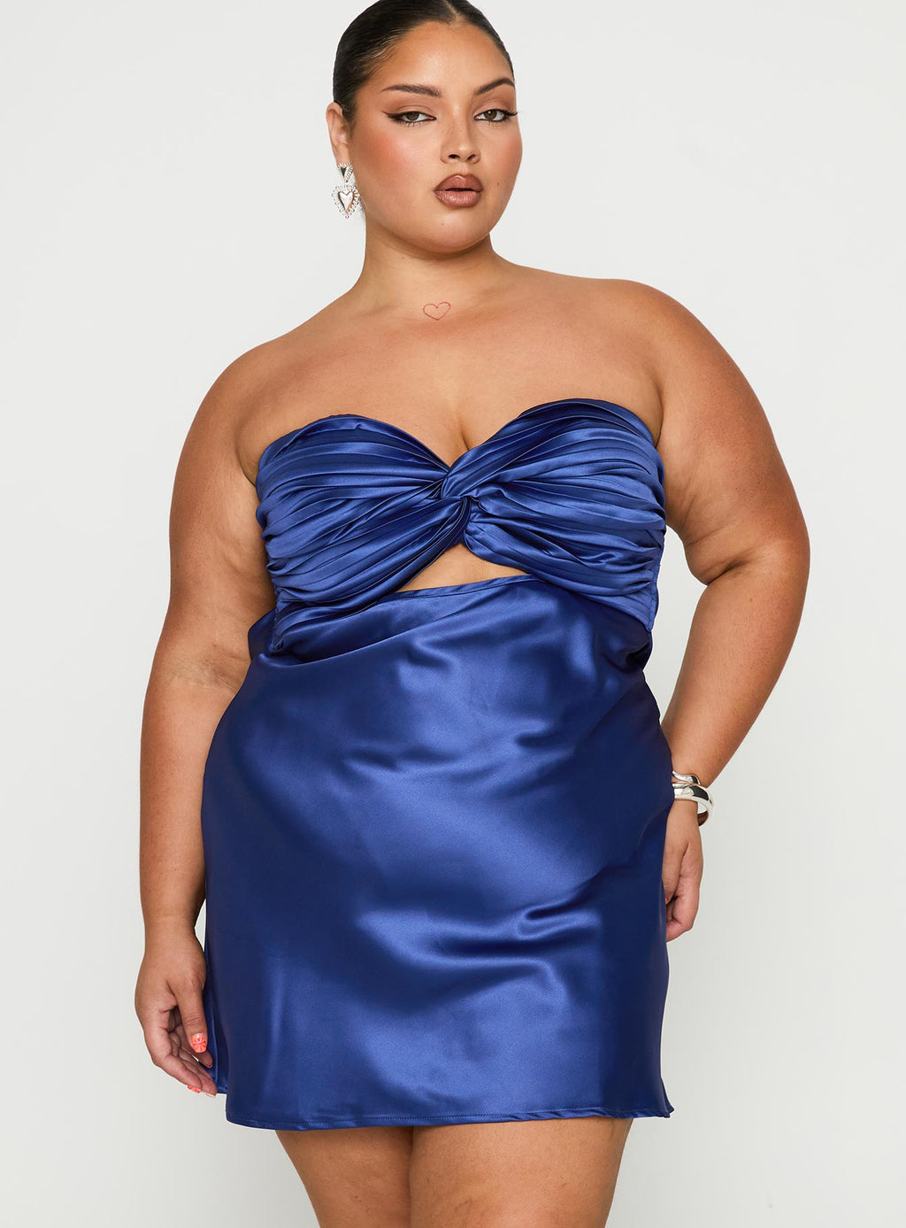 Women's Shellie Mini Dress Blue Curve — Dress