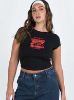 Women's Heartbreak Tee Black