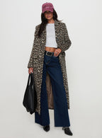 Women's Cosmo Please Coat Leopard — Jacket
