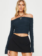 Women's Moreno Off The Shoulder Top Navy