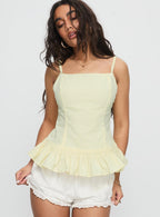 Women's Mystery Of Love Frill Top Butter