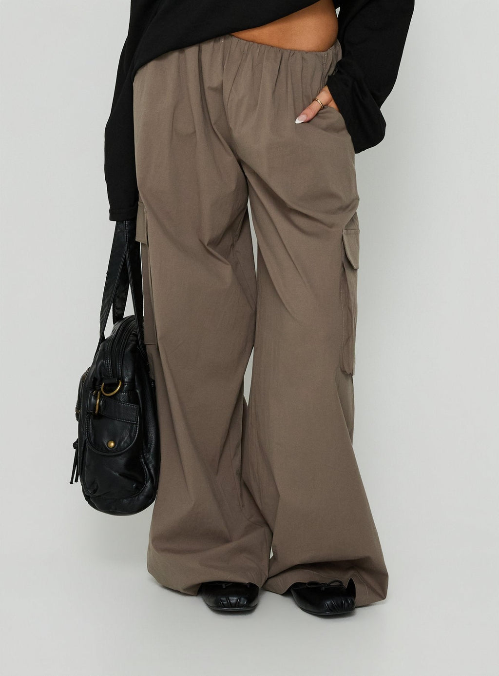 Women's Lunea Concealed Waistband Cargo Pants Charcoal