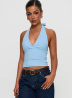 Women's Whimsy Halter Top Blue