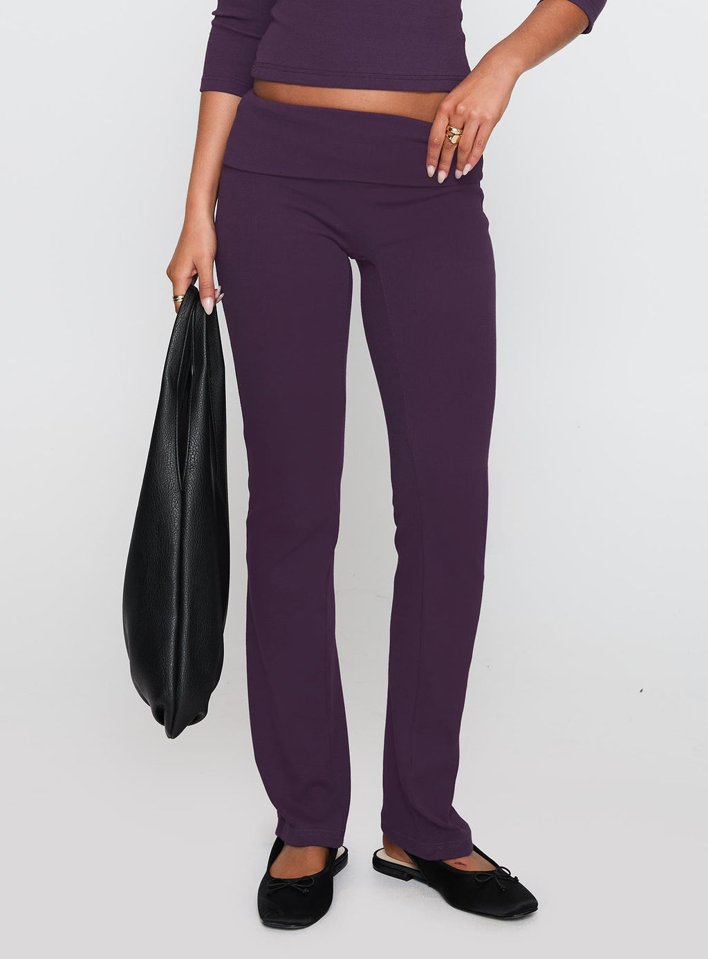Women's Truth Be Told Straight Leg Pant Purple
