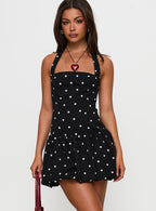 Women's Gigli Bubble Hem Mini Dress Polka Dot — Dress