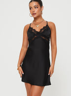 Women's Treasure Mini Dress Black — Dress