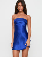 Women's Phillipa Mini Dress Cobalt — Dress