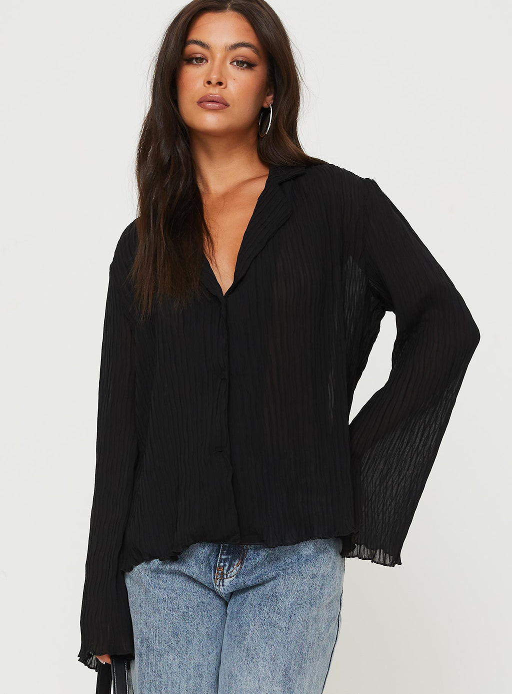 Women's Selma Shirt Black — Top