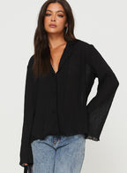 Women's Selma Shirt Black — Top