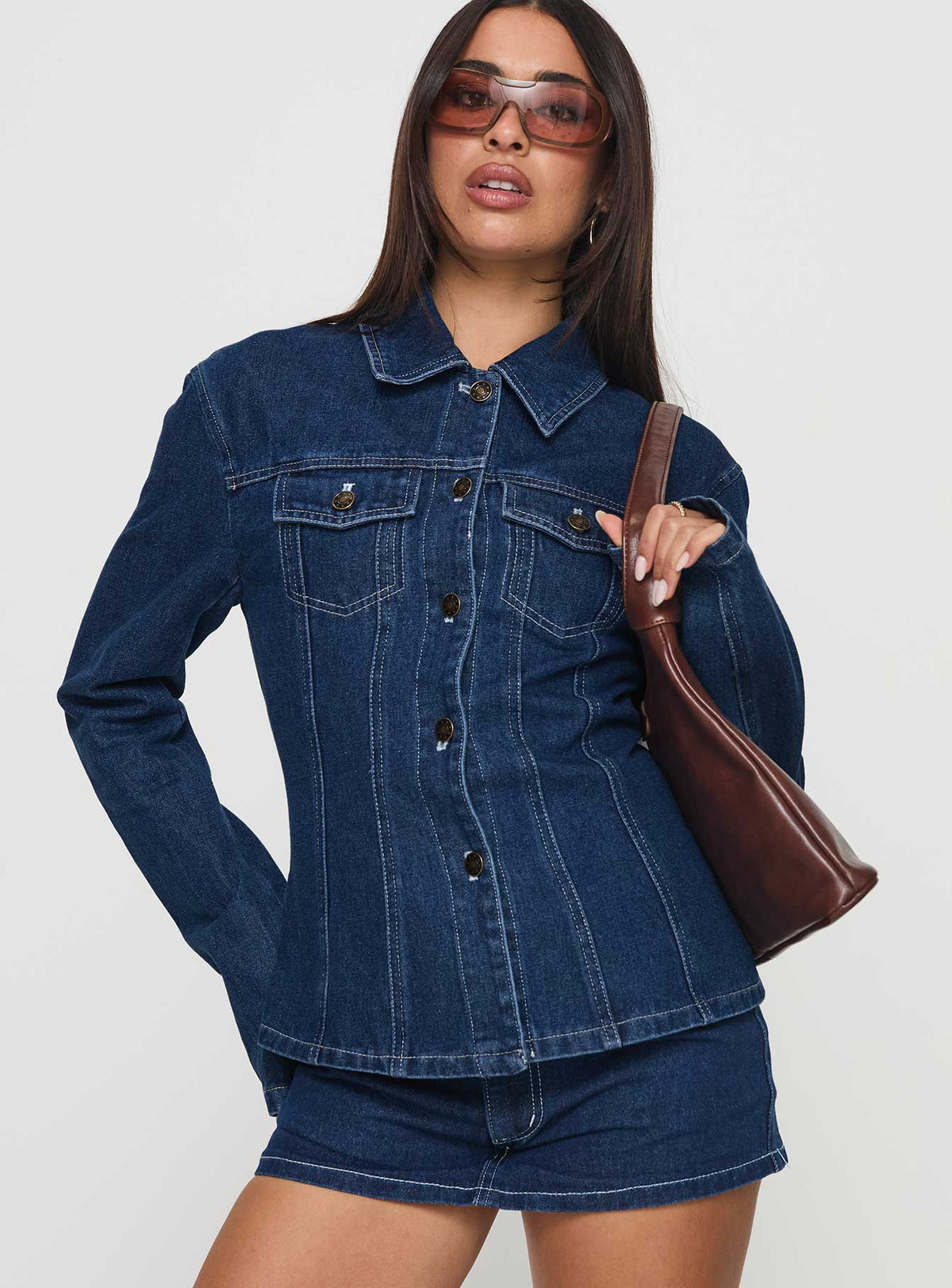 Women's Rider Jacket Blue Denim