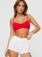 Women's Kiki Bralette Red — Intimates
