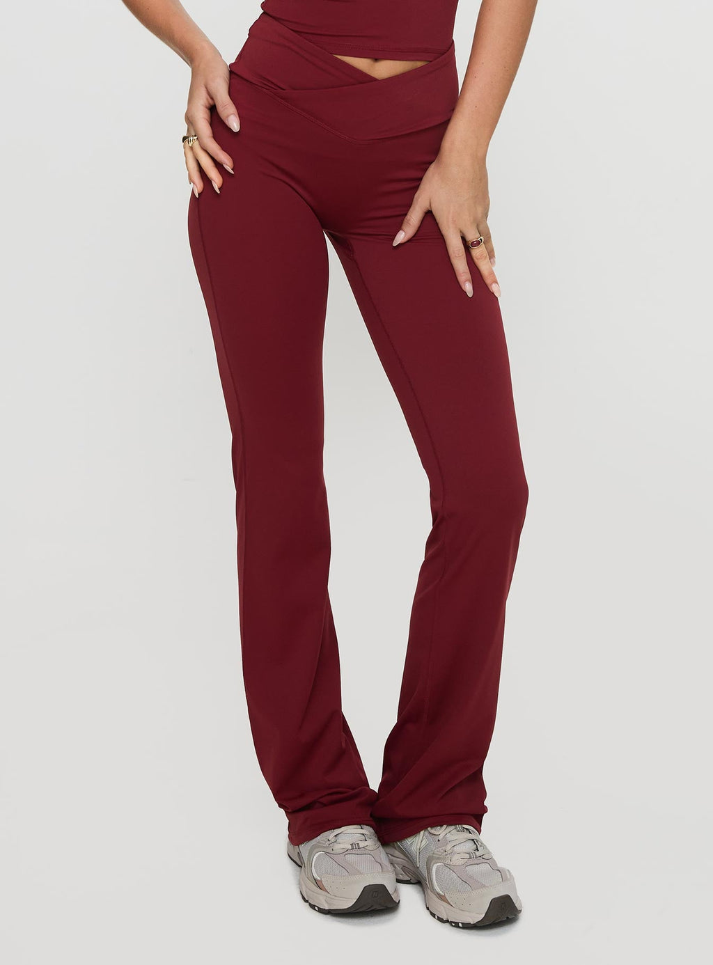Women's Sunday Session Active Flare Leg Pant Red