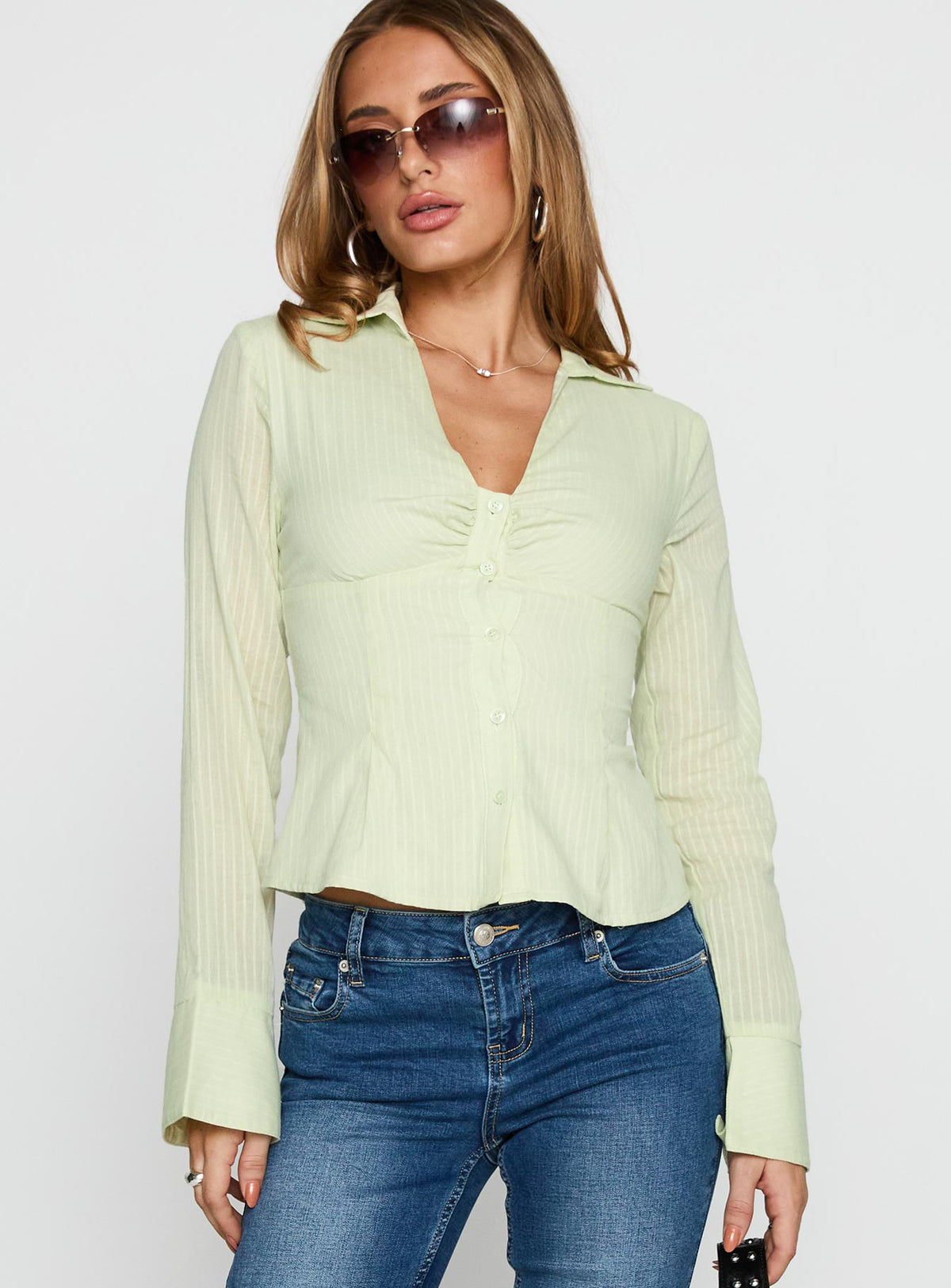 Women's Elowenn Long Sleeve Top Green