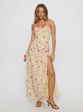Women's Deserae Halter Maxi Dress Floral Multi — Dress