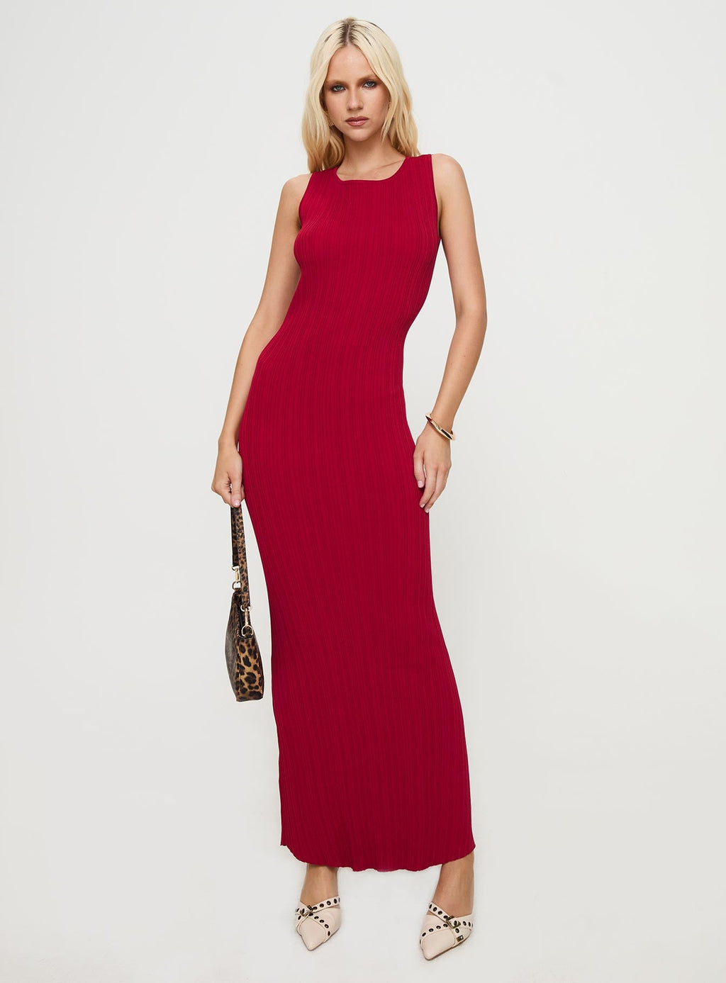 Women's Mayok Maxi Dress Burgundy — Dress