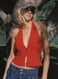 Women's Pleasing Top Red