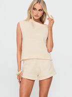Women's Unrivaled Wide Neck Set Cream