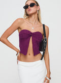 Women's Mani Top Purple
