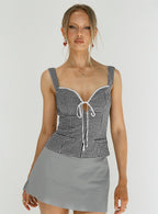 Women's Gigi Skort Grey — Skirt