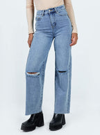 Women's Thorne High Rise Straight Leg Jeans Denim