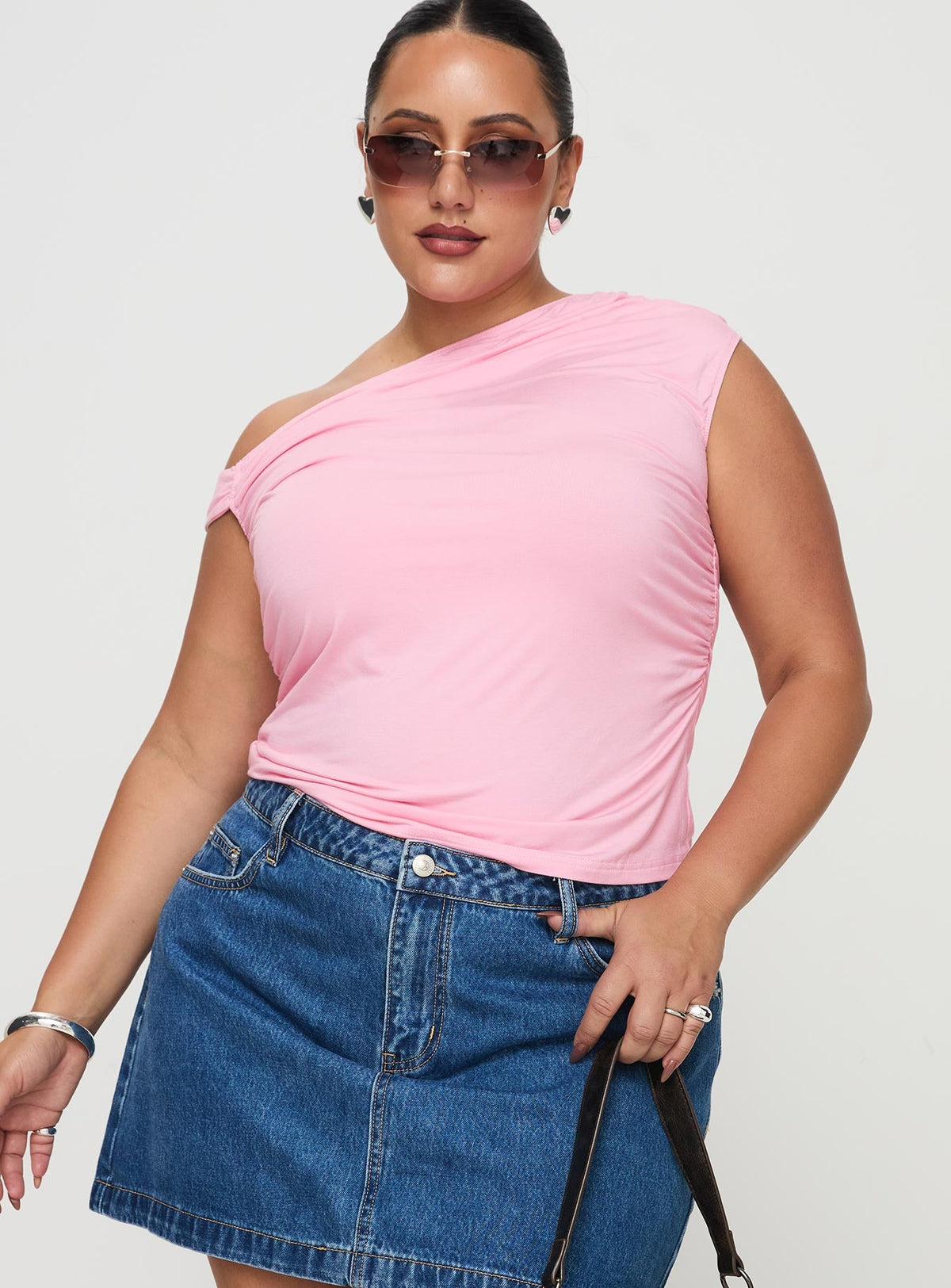 Women's Beller Top Pink Curve