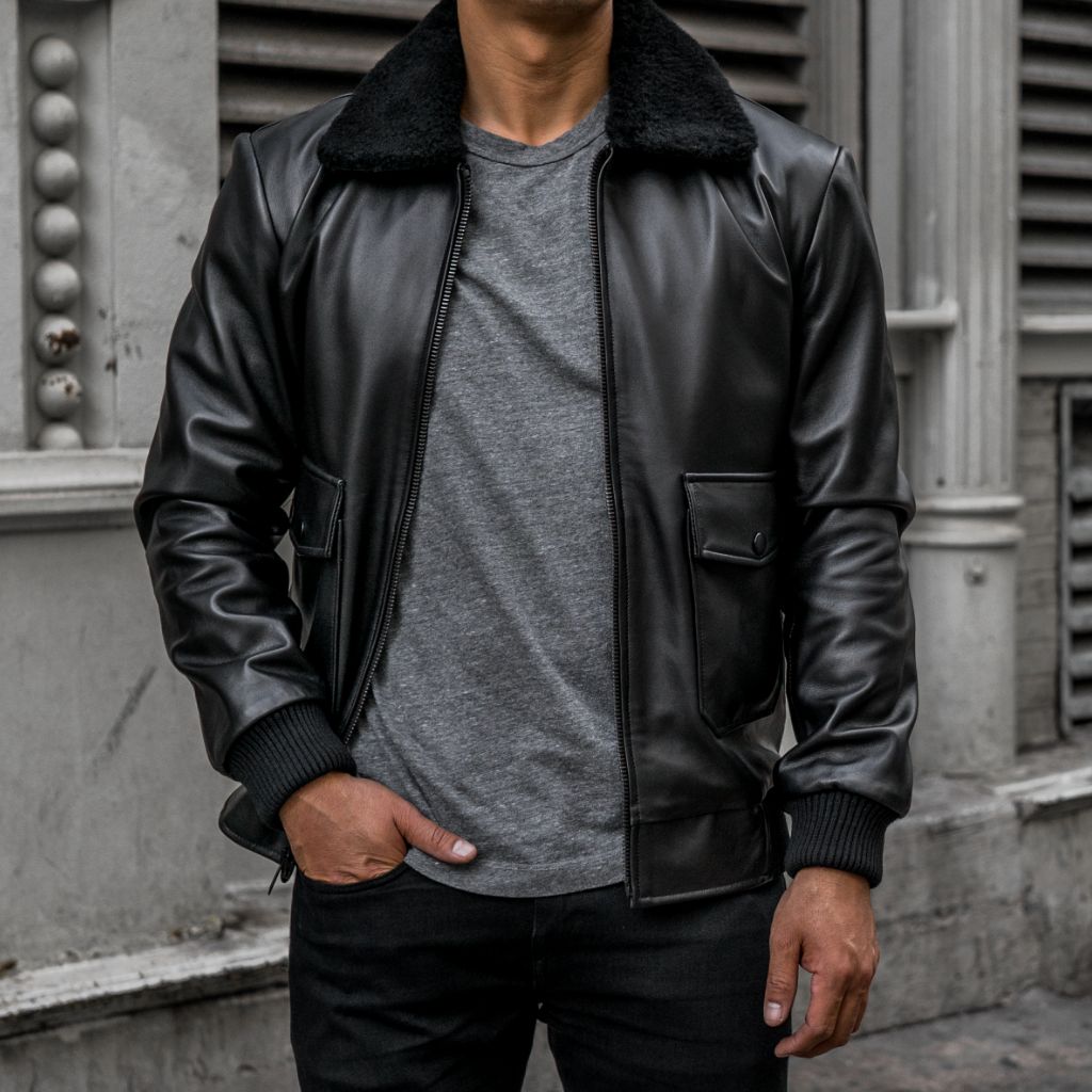 Men's Flight Jacket | Black