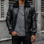 Men's Flight Jacket | Black