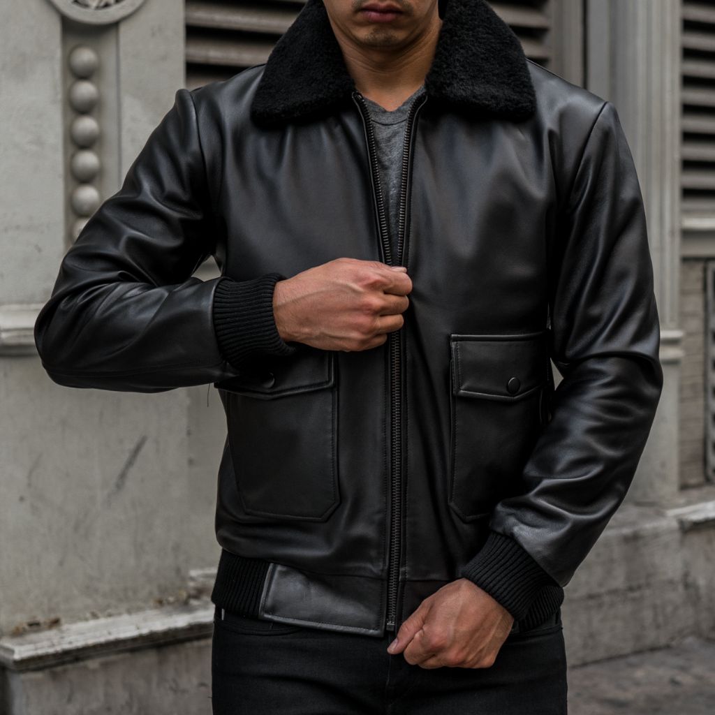 Men's Flight Jacket | Black