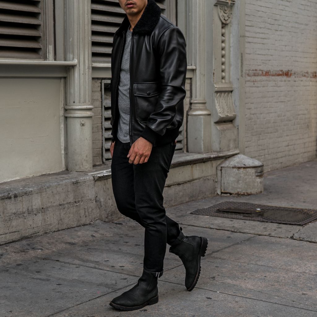 Men's Flight Jacket | Black