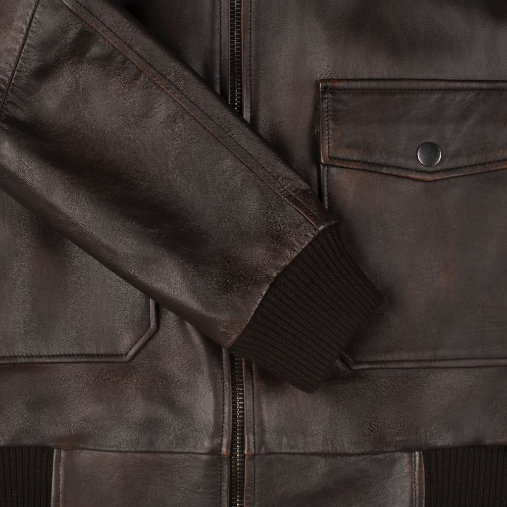 Men's Flight Jacket | Black Coffee