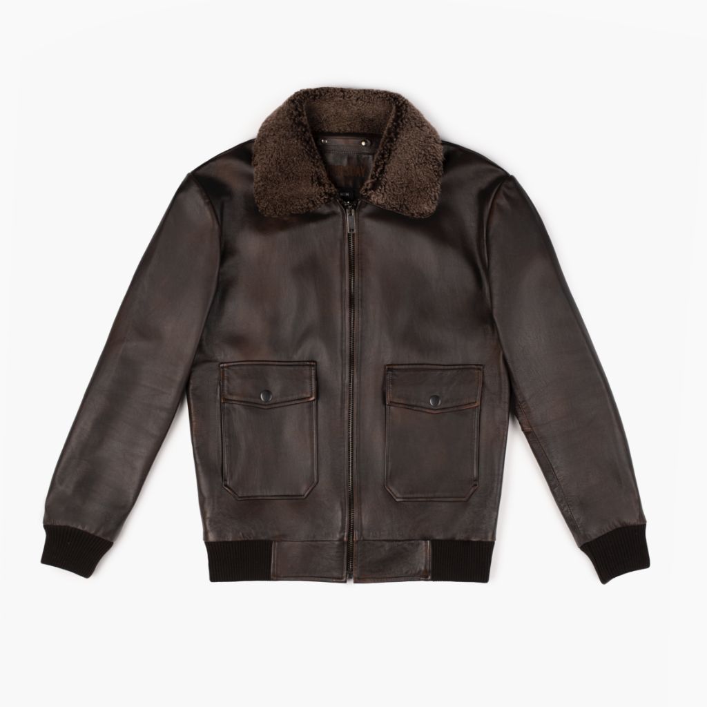 Men's Flight Jacket | Black Coffee