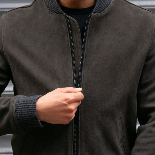 Men's Bomber Jacket | Dark Grey