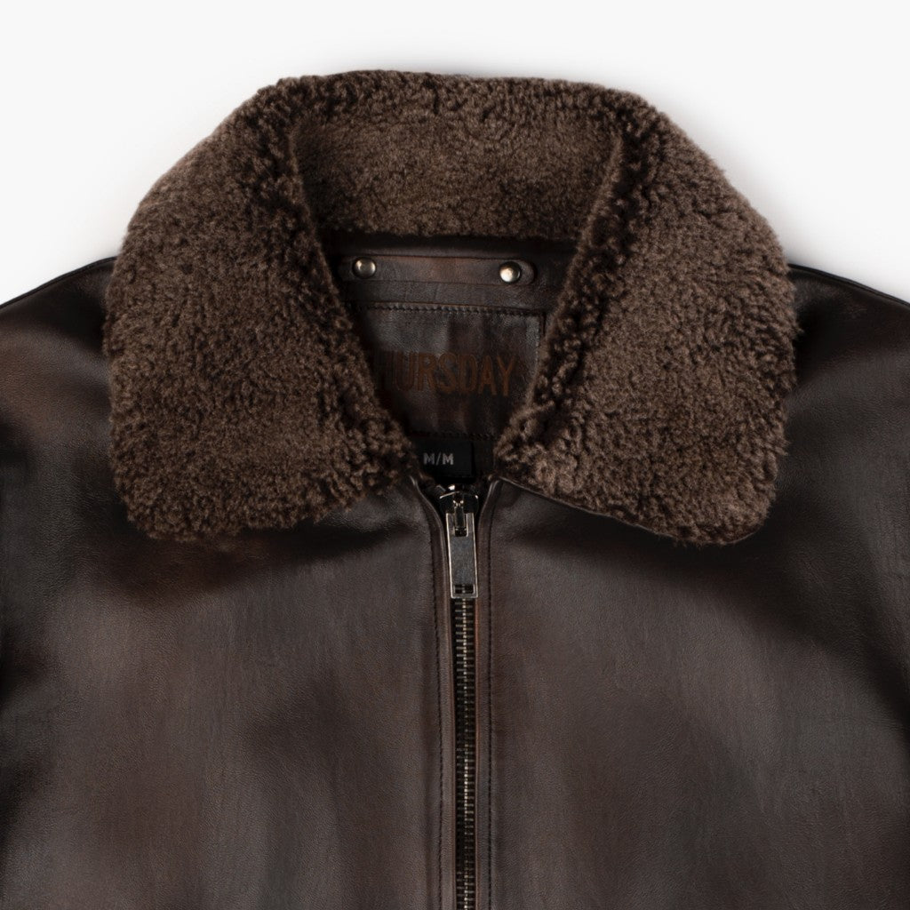 Men's Flight Jacket | Black Coffee