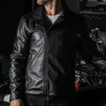 Men's Motorcycle Jacket | Black